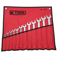 K Tool International 41301 K Tool International Wrench Set Combination 12 Piece
