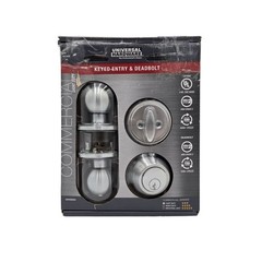 Universal Hardware Light Duty Commercial Keyed Entry & Deadbolt Combo