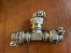5140-119 74760-22 Pipe Tube Tee 3/4” inch AY Nominal 22 CTS