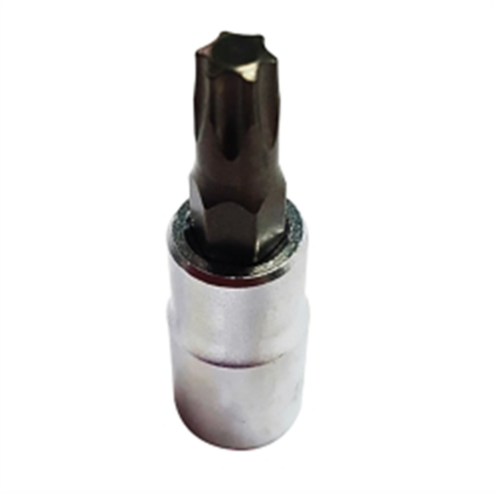 PFS4T30 VIM Tools T30 TORX, Gun Metal Gray Bit, Satin Chrome 1/4 Inch Square Dr