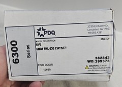 PDQ 6300 Series 6W08 PHL 630 134/SF7 FISO Door Lever Handle And Key Cylinder