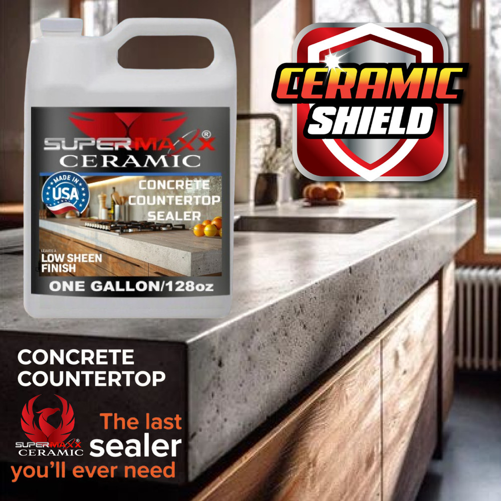 CONCRETE NATURAL STONE COUNTERTOP SEALER CERAMIC/SILOXANE – ONE GALLON /128oz