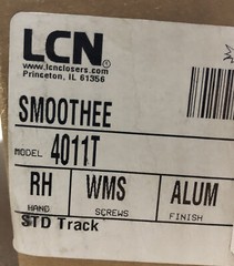 LCN 4011T-DE RH AL Closer De Track Lh Aluminum