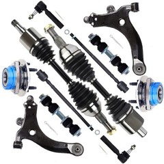 12pc Front Susp Kit LCA Ball Jt Tie Rod Sway Br CV Axle Hub for Impala GrandPrix