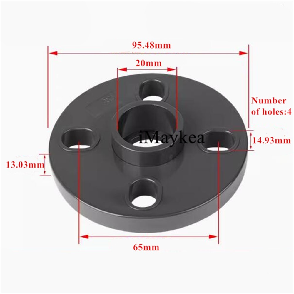 iMaykea UPVC Union Flange Plate GB Type Corrosion Acid Alkali Resistant