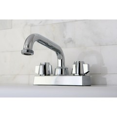 Kingston Brass KB471 Traditional 4 GPM Deck Mounted Double Handle – Nickel