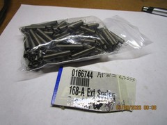 0.218″ OD x 0.016″ Wire x 1-1/2″ L Steel Loop End Music Wire Ext Spring QTY 80