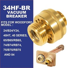 34HF-BR Vacuum Breaker Brass Replace for Woodford Model 24 43 44 45 46 74 75 &84