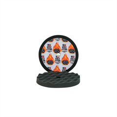 High Teck Products 725 Finishing Pad, 8 in Dia x 1 in in THK, Black, Open Cell