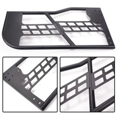 Tubular Doors with Mirror for Wrangler JK Unlimited 2007-2018 Steel Black