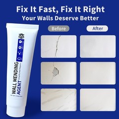 Drywall Repair Kit – 250g Wall Mending Agent, Drywall Putty, Spackling for Ho…