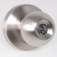 Battalion 5TUN4 Ball knob Entry Lock Exit Trim Satin Stainless Steel