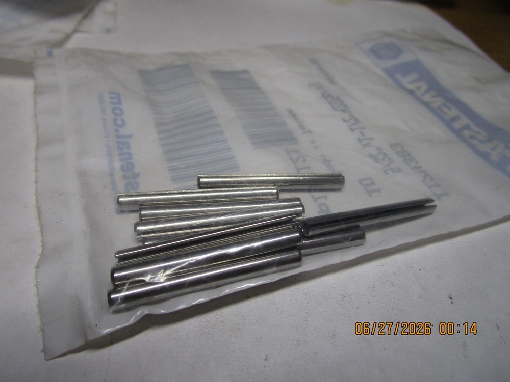 5/32″ x 1-1/2″ 420 Stainless Steel Slotted Spring Pin QTY 10