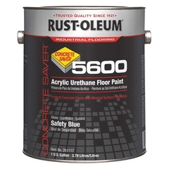 RUST-OLEUM 261117 Floor Paint,Safety Blue,1 gal,Can 10Z895