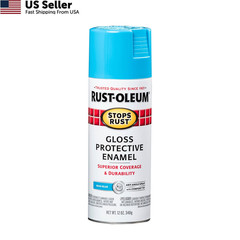 Rust-Oleum 269292 Stops Rust Spray 12 Ounce (Pack of 1), Gloss Maui Blue
