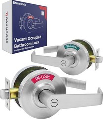 Commercial Door Handle with Vacancy Indicator for Restroom Lock Public Bathroom