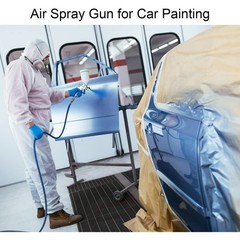 Tosucs Hvlp Spray Gun 1.4Mm Tip Replaceable 1.7Mm 2.0Mm Nozzle Hvlp Gravity