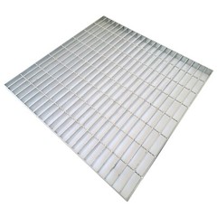 2.6ft*2.6ft Silver Gray Carbon Steel Grille Plate Thickness 1.5″ 1 Piece/Box
