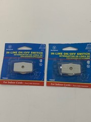Feed-Through Switch,No 70500, Westinghouse Lighting Corp Lot of 2 White