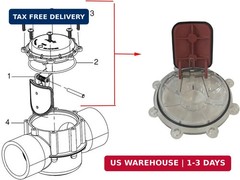 7056 Check Valve Cover with Flapper Assembly Replacement for 7235, 7236, 7305, 7