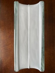UberHaus Select Ice Shadow GLASS BLOCK Model 78665013 7.5 in x 7.5 in x 3.25 in