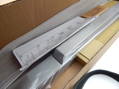 EDTBAR Series Stainless Steel Grade 2 Commercial 36 in Fire Rated Rim Touch Bar