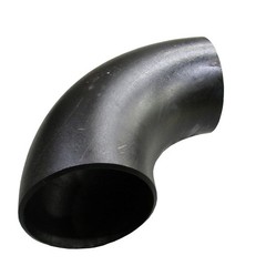 4 Inch Carbon Steel Schedule 40 90 Degree Elbow, Long Radius, 4 Inch, Black