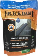 Quick Dam 5Ft Flood Barrier Reusable Water Activated Indoor/Outdoor NEW QD615-1