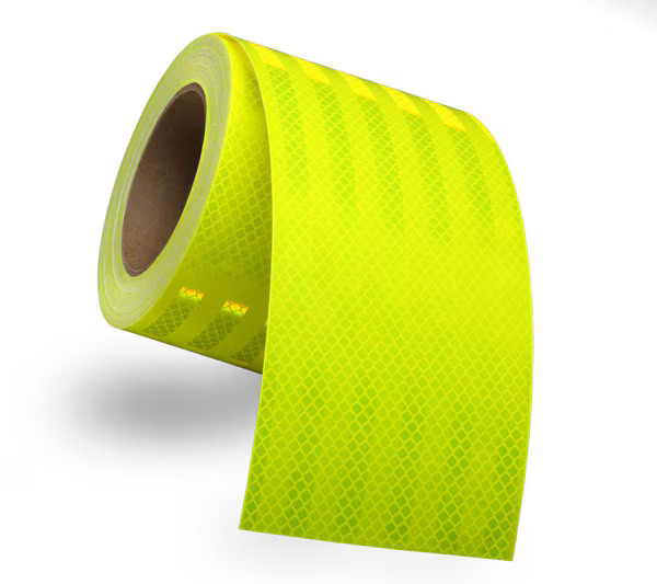 3M Diamond Grade Emergency Vehicle Markings 983-23, Fluorescent Yellow-Green, 6