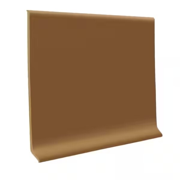 Roppe 6 In. x 4 Ft. Cove base #623 Nutmeg 120 ft