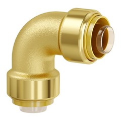 Pipe Fittings, 1/ 2″ 12PCS Brass Pipe Fittings, Elbow Push – Fit Pipe Connector