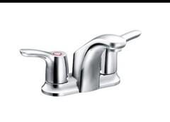 Baystone 4 in. Centerset 2-Handle Bathroom Faucet Chrome CA42211