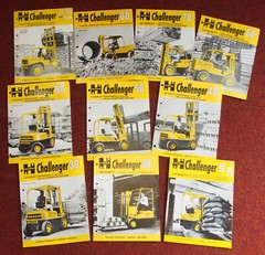 10 Brochures Hyster Challenger 150F 130 80 70 60 50 40 to 20 Forklifts 1969