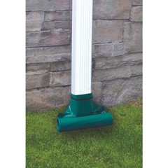 Frost King Green UV Inhibited Polyethylene Non-Perforated Downspout Extension 10