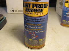 6 12oz.cans of spray paint. Aervoe Rust Proof paint Brown for metal,wood,plastic