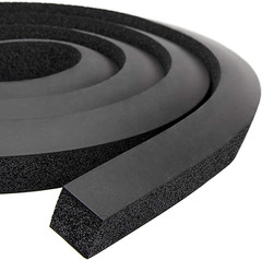 13Ft NBR+PVC Air Conditioner Foam Seal Insulating Strip 2 Roll 1 X 1 Inch 6.5 Fe
