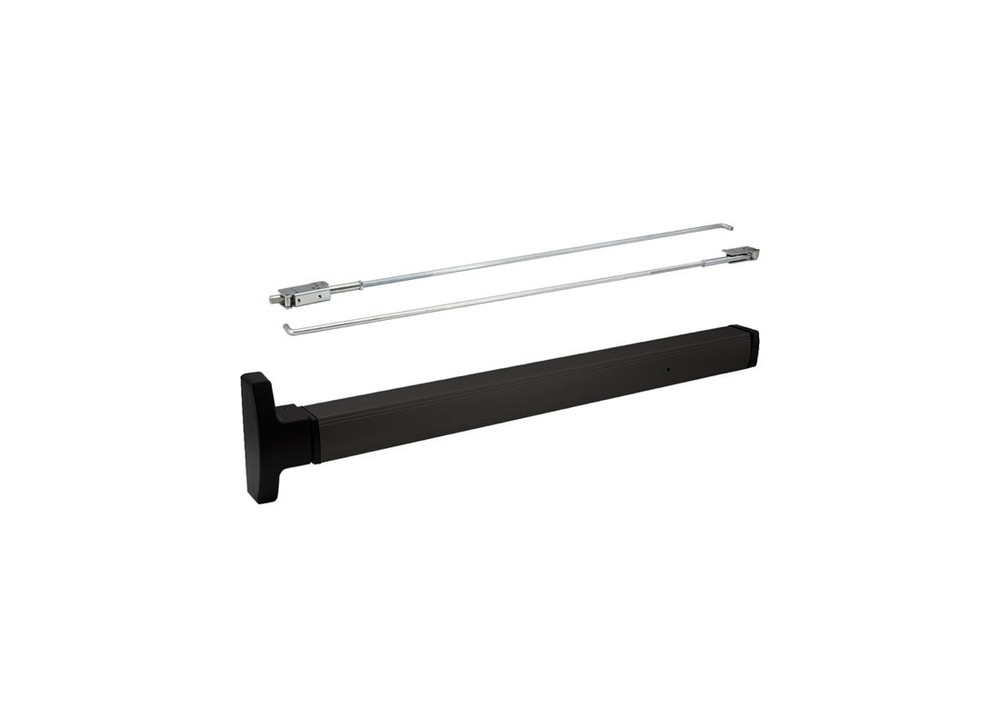 Exit Device Concealed Vertical Rod Panic for 36″ Doors – Bronze Anodized