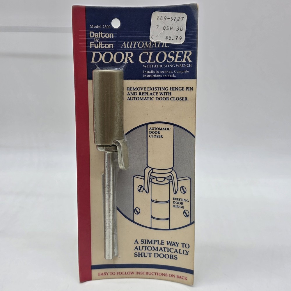 Automatic Door Closer 2300 Dalton By Fulton Henge Pin Closer NOS Sealed