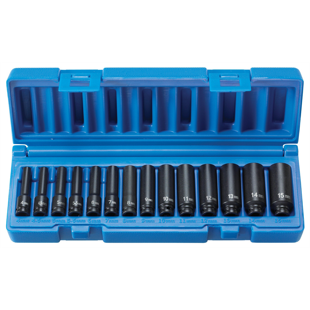 Grey Pneumatic 9714MD Grey Pneumatic 1/4″DR SURF 14PC DP