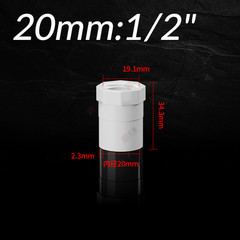 PVC Hose Tail Adaptors Sockets Female Adaptor Solvent Weld Pipe Fittings 1/2″~4″