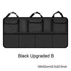 Auto Storage Organizer Car Trunk Bag Backseat Bag Trunk Cargo Mesh Holder Pocket