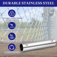 2-Way Straight Pipe Fitting, Fit 7/8 Inch OD Pipe, 4.72″ Length