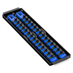 Ernst Mfg. 2 Rail Twist Lock Socket Boss 13″, Blue – 3/8″ 8496