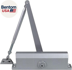 Door Closer, Commercial Hydraulic Closer, Self-Closing, Spring Size 3, Surface M