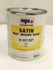 MPC Paint N 921SP Acrylic Polyurethane Satan MAP Mixing Base Green 1 Gallon