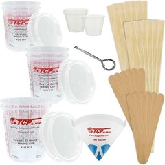 Versatile Paint Mixing Essentials in Durable Cups – 12 Piece Comprehensive Kit