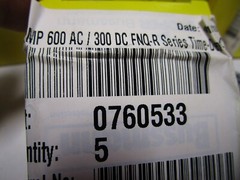 15 AMP 600 AC / 300 DC FNQ-R Series Time-Delay Class CC Midget Fuse QTY 5
