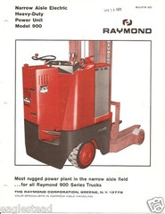 Fork Lift Truck Brochure – Raymond – 900 – Heavy-Duty Power Unit – 1968 (LT227)