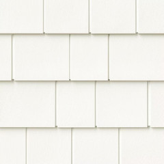 Novikshake 16.6 In. X 47 In. NP Northern Perfection Polymer Siding in White (11
