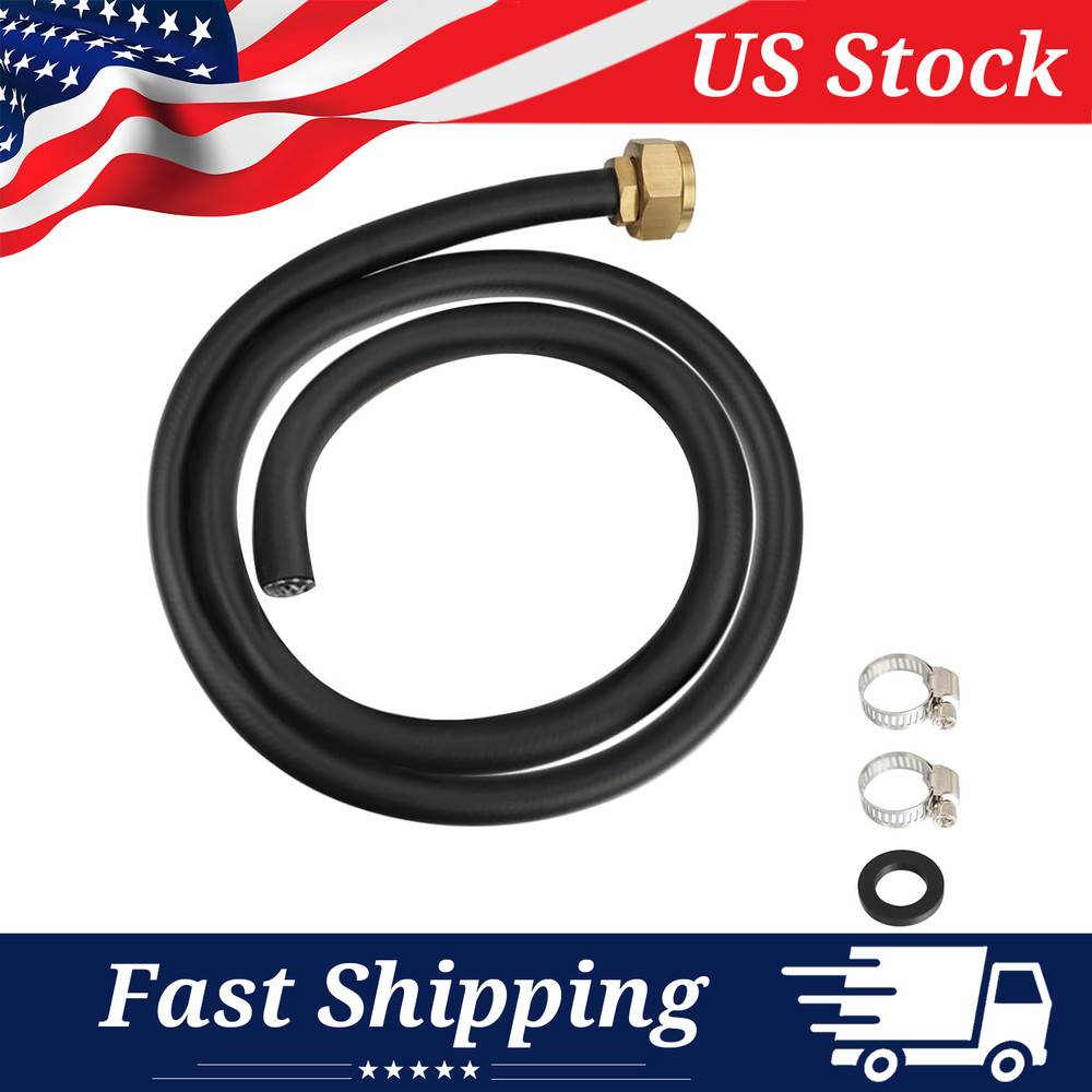 3.9 ft Mop Sink Hose with 3/4″ Male Thread – Commercial Floor Sink Replacement